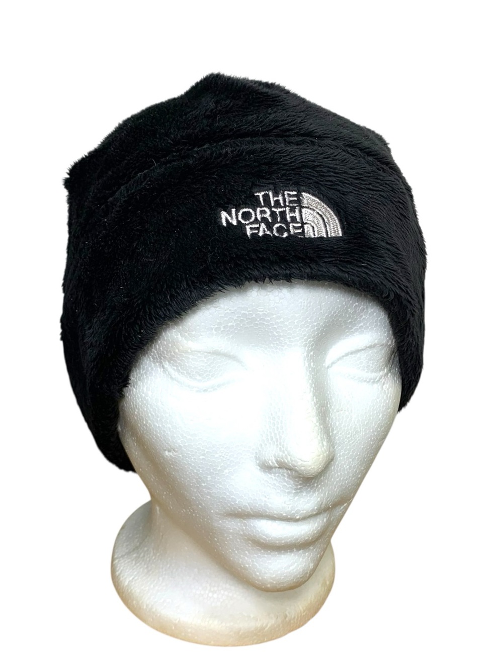 The North Face Black Teddy Fleece Beanie Embroider Logo One Size Minimalist Gorp